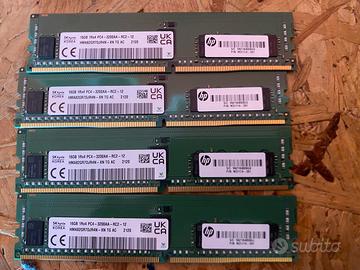 Ram 64gb 4x16 pc4-3200 DDR4