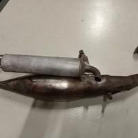 Marmitta artigianale x blocconi piaggio