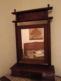 Toletta antica in legno massello