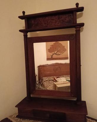 Toletta antica in legno massello