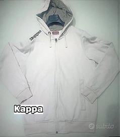 Felpa kappa bianca e on sale nera