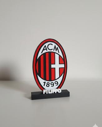 Decorazione Milan 1899 personalizzabile tifoso