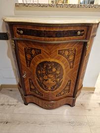 Mobile stile Luigi XVI con piano in marmo