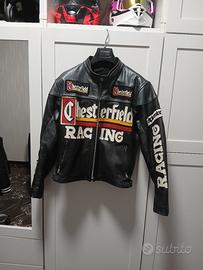 giacca chesterfield in pelle