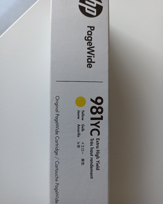 Cartuccia colore Giallo HP 981yc Page Wide