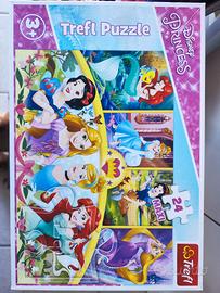 puzzle principesse Disney 24 pezzi completo 