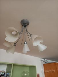 coppia di lampadari 6 luci