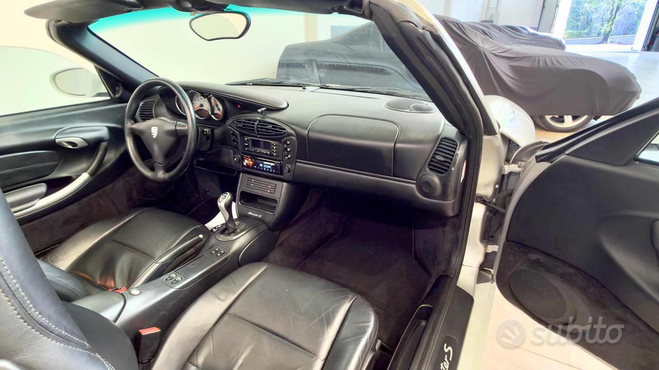 PORSCHE BOXSTER S 3.2 252ch - CUIR BLEU NUIT - SIÈGES CHAUFFANTS - RÉGULATEUR DE VITESSE - RADARS DE RECUL