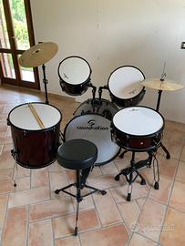 Batteria professionale da ragazzo