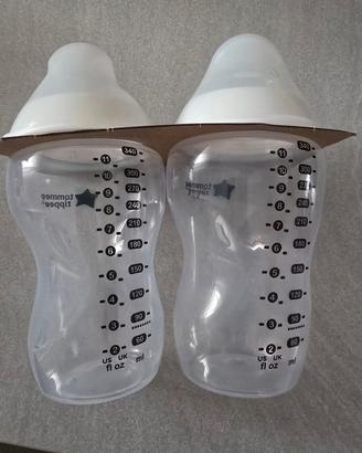 Coppia Biberon Tommee Tippee mesi 3+