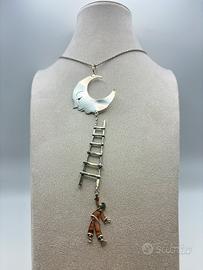 Collana in Argento 925 del Piccolo Principe