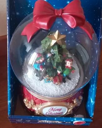 Sfera di Natale con luci e suoni, nuova