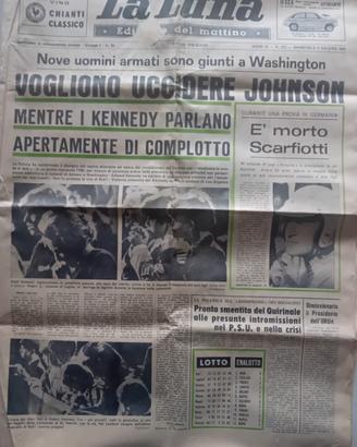 giornale LA LUNA 9 giugno 1968