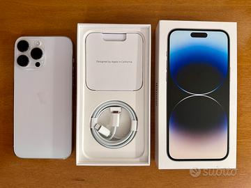 Apple iphone 14 pro max silver 256gb pari al nuovo