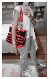 Borsa in stoffa fatta a mano