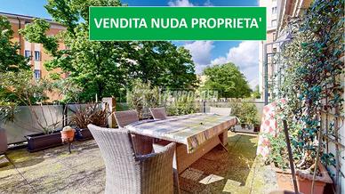 Vendita nuda proprietà - Bilocale ristrutturato co