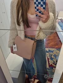 Borsa a tracolla rosa