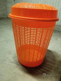 Cesto cestino porta panni secchio biancheria