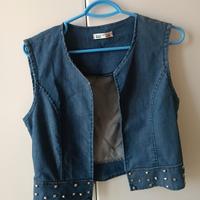 Gilet donna jeans 