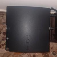 ps3 con giochi,joystick e accessori 