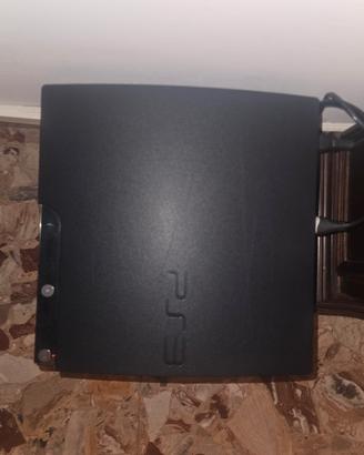 ps3 con giochi,joystick e accessori 