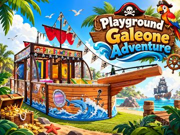 Playground Galeone Pirati per Parchi Diertimento