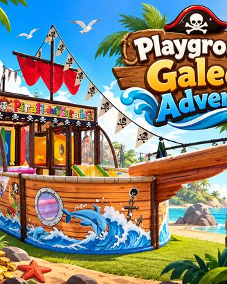 Playground Galeone Pirati per Parchi Diertimento