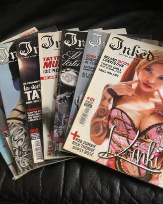 INKED ITALY TATTOO MAGAZINE PRIMI 8 NUMERI