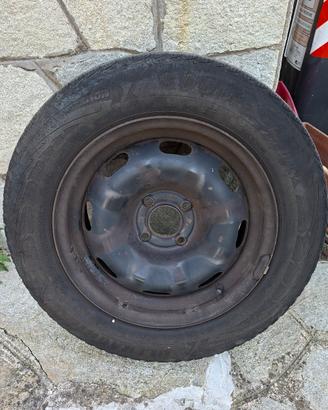 4 cerchi  195/55/15 pneumatici da sostituire 