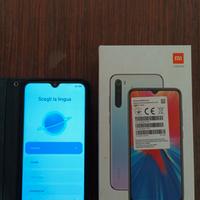 Cellulare Redmi Note 8 con scatola e custodia