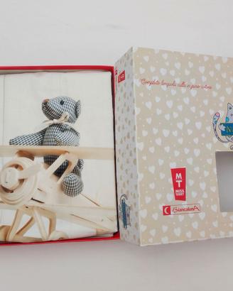 Completo lenzuola culla 100% cotone con stampa