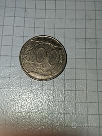 Moneta 100 lire rara 1996
