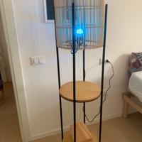 Lampada bamboo con ripiani