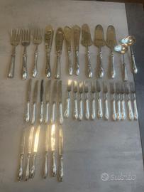 Servizio posate dolce  da 12  argento 800 punzonat