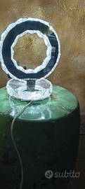 lampada effetto Swarovski 