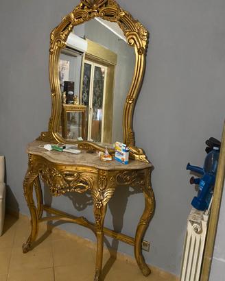 Console stile barocco vintage