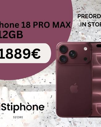 Iphone 18 pro max 512gb