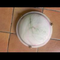 Plafoniera in vetro colorato