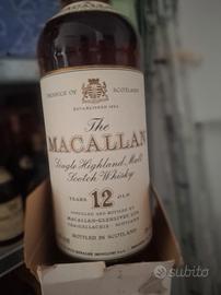 collezione bottiglie whisky macallan ed altri dist