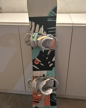 Snowboard Burton 140 + Attacchi Burton Scribe