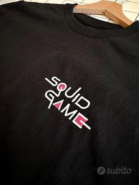 T-shirt Squid Game Logo unisex ricamata a mano
