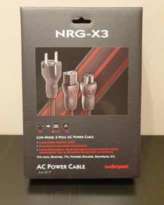 Cavo di alimentazione Hi-Fi Audioquest NRG-X3