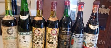 bottiglie d'annata 