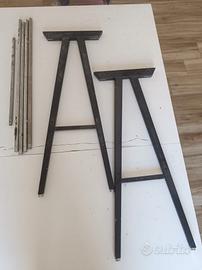 porta televisore in legno vintage l