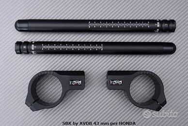 Coppia di semimanubri SBK by AVDB 43 mm per HONDA