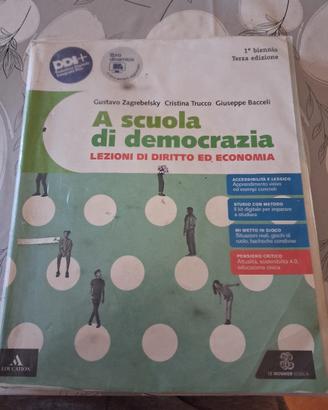 libro di diritto a scuola di democrazia biennio su
