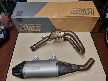 scarico  completo hgs x ktm sxf  250/350