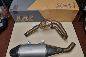 scarico  completo hgs x ktm sxf  250/350