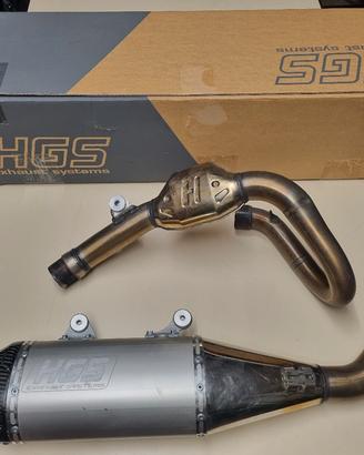 scarico  completo hgs x ktm sxf  250/350