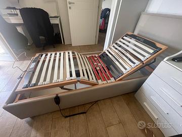 Letto contenitore con rete elettrica